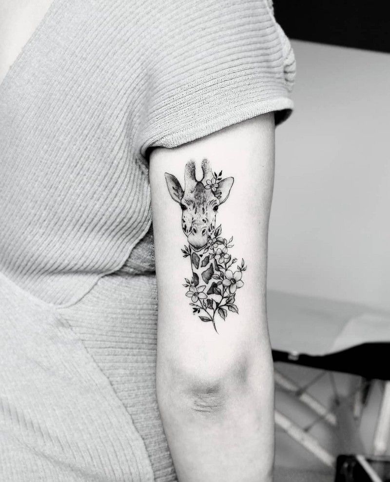 Tatuajes de jirafas 6