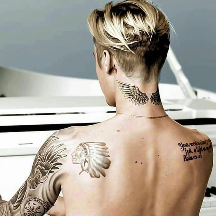 Tatouages de justin bieber 5