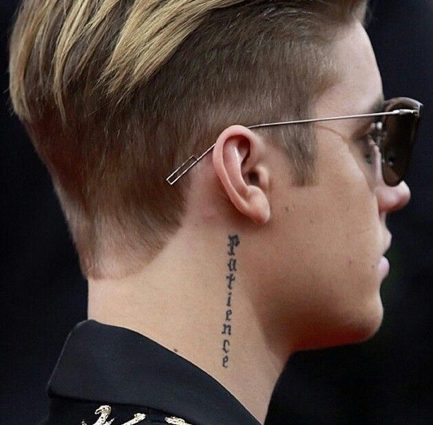 Tatuagens de justin bieber