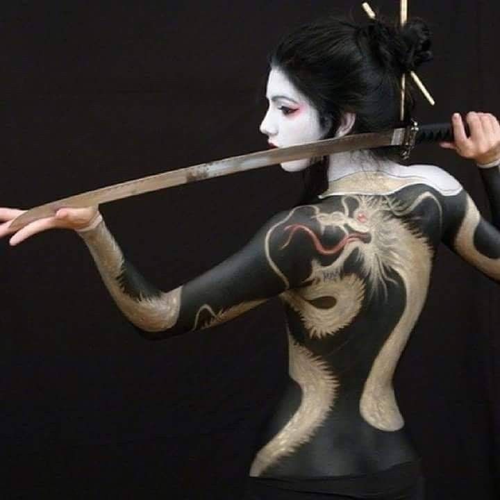 Tattoos of katanas 38