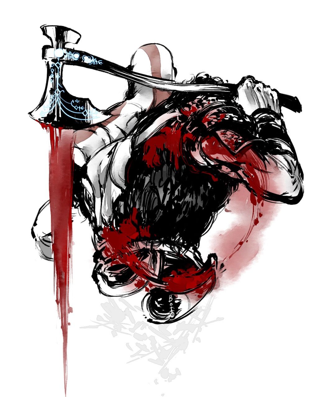 Tattoos of kratos 35