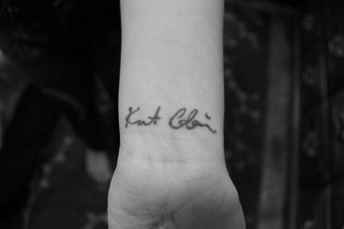 Tatuagens de kurt cobain 3