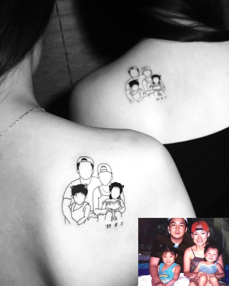 Tatouages de la familia 10
