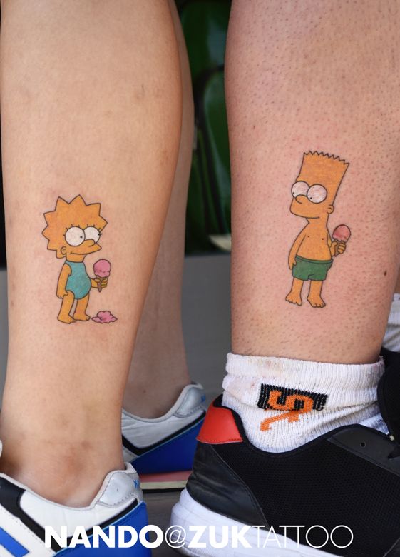 Tattoos von los simpson 3