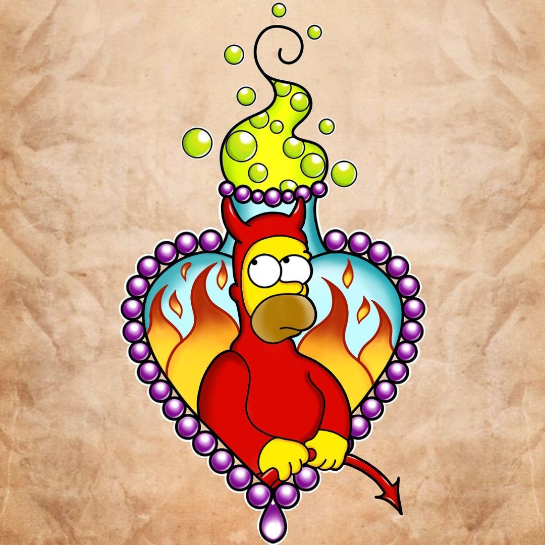 Tatuajes de los simpson