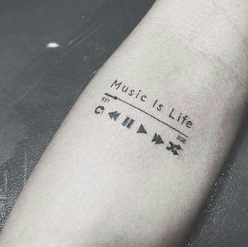 Tatuajes de musica