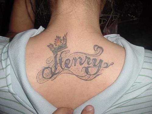 Tatuajes de nombre henry 54
