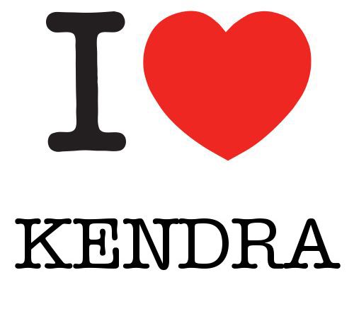 Tatuajes de nombre kendra 15