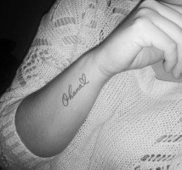 Tatuagens de nombre kenia 3