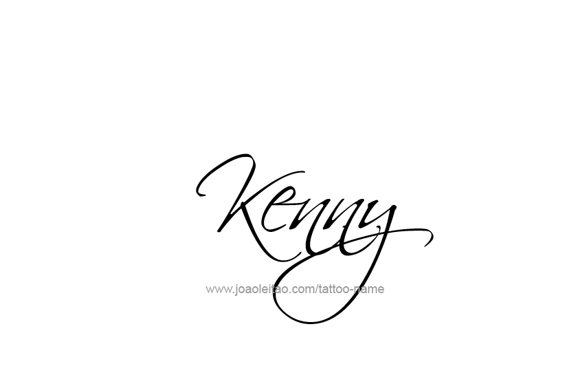 Tatuagens de nombre kenny