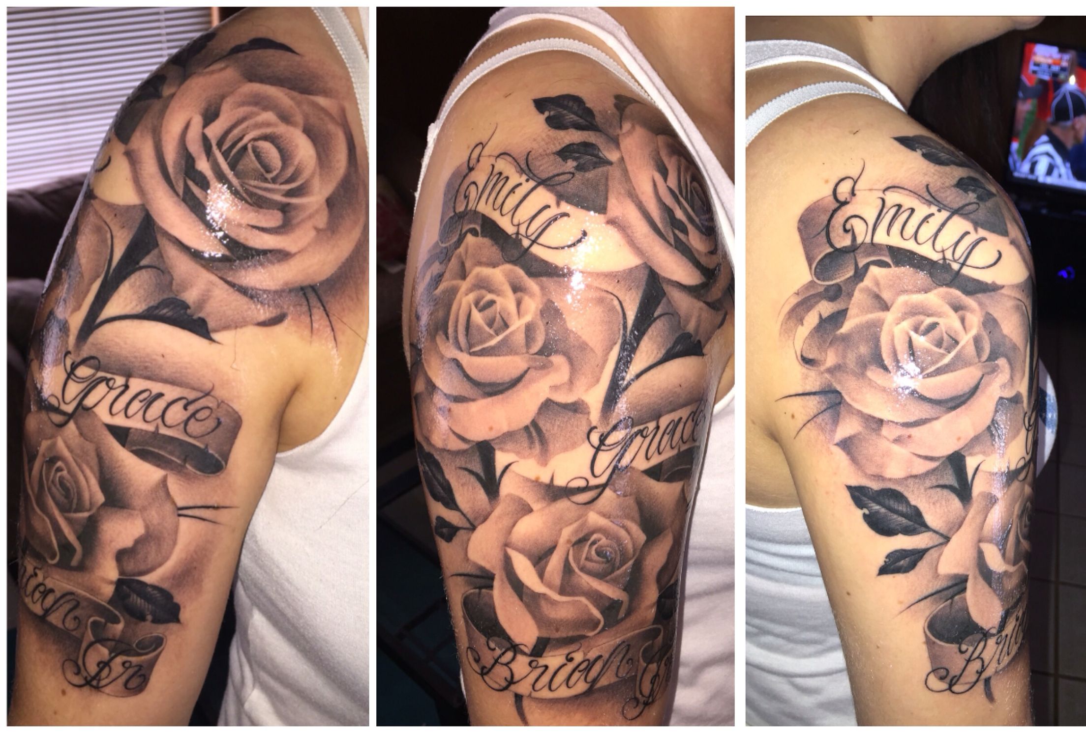 Tattoos of nombre zoe en el brazo 14