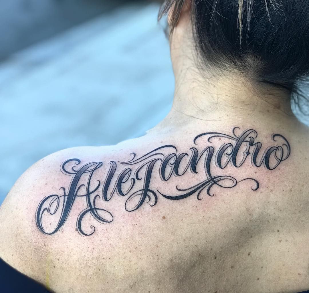 Tatuagens de nombres alejandro 8
