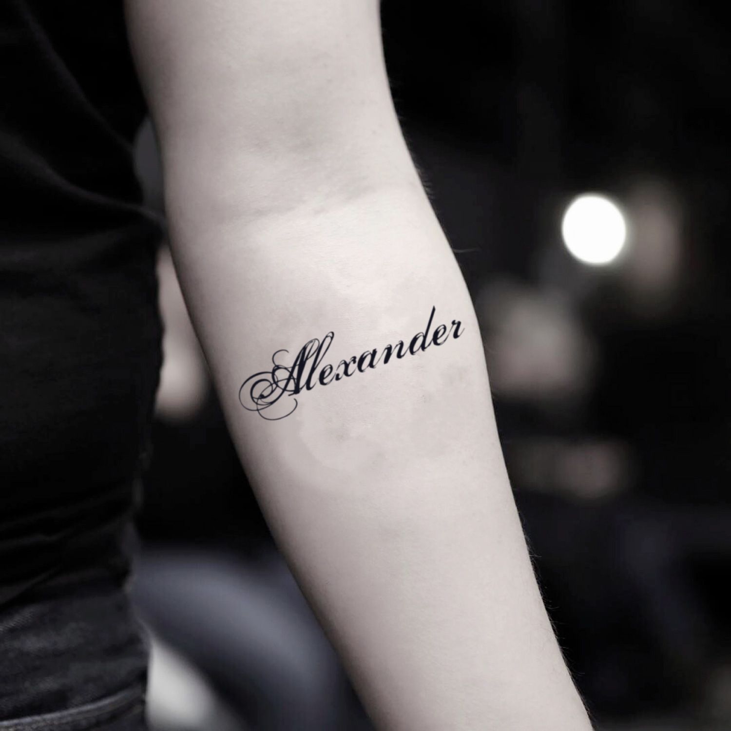 Tatuajes de nombres alexander 6