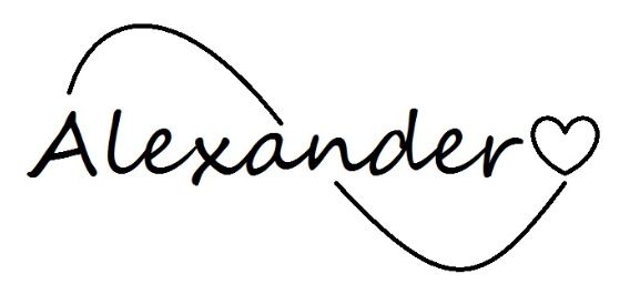 Tatuajes de nombres alexander 25