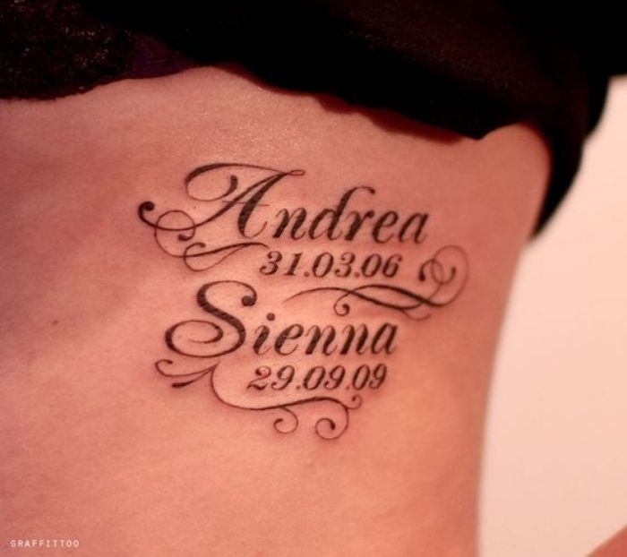 Tatuajes de nombres andrea