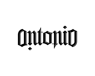 Tatuajes de nombres antonio 43