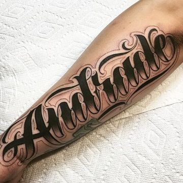 Tattoos von nombres benicio 3