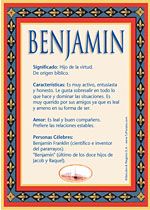 Tatuajes de nombres benjamin