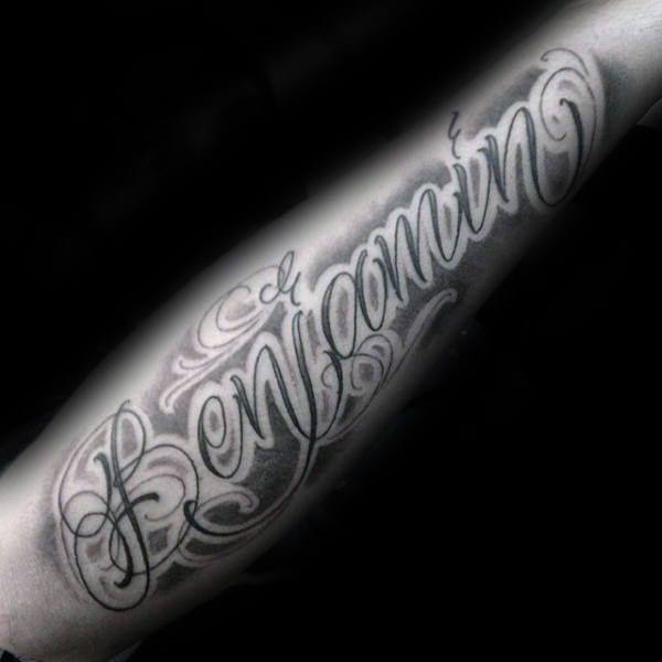 Tatuajes de nombres benjamin 50