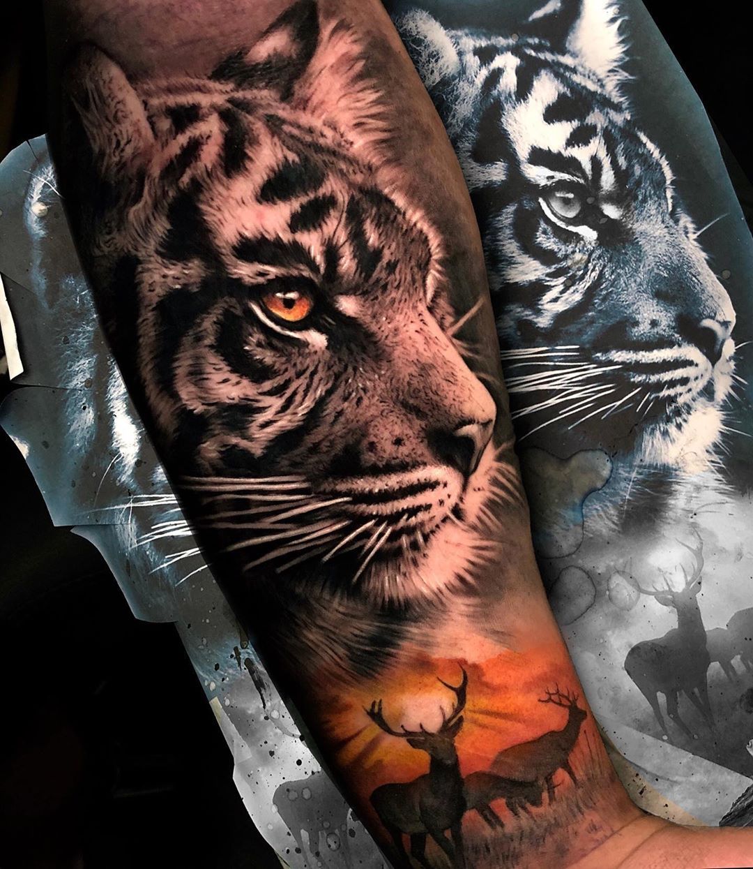 Tatuaggi di nombres brazo completo 9