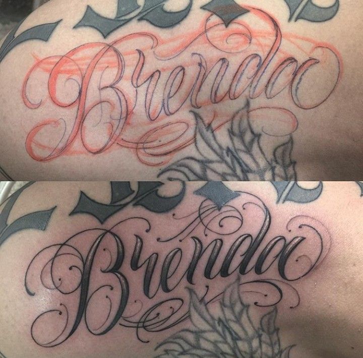Tattoos of nombres brenda 40