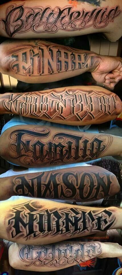 Tatuagens de nombres brian 9
