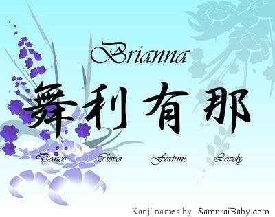 Tattoos von nombres brianna 14