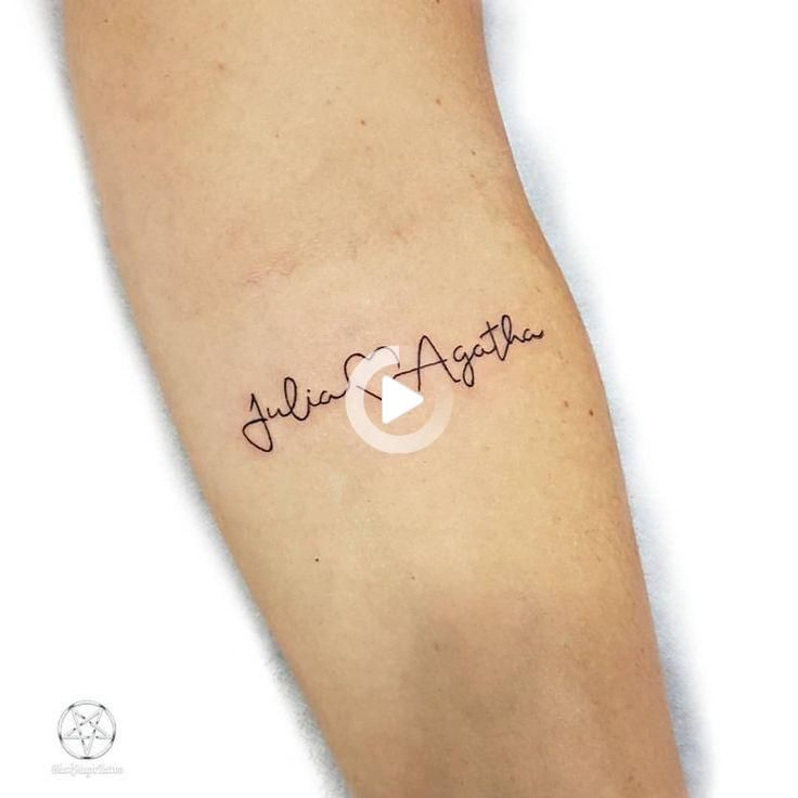 Tattoos von nombres con corazones 22