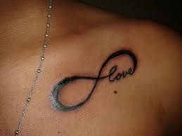 Tattoos von nombres con el simbolo del infinito 7