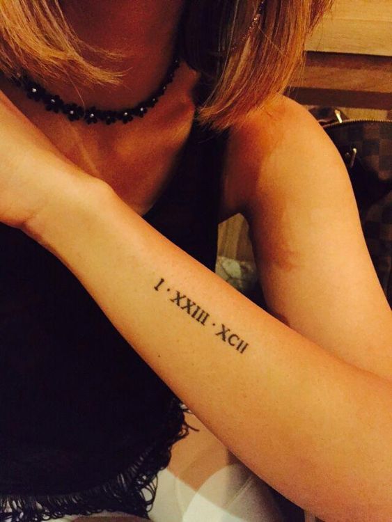 Tattoos of nombres con fechas 6