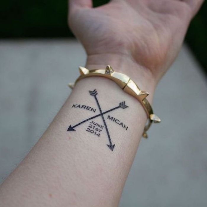 Tattoos of nombres con fechas 7