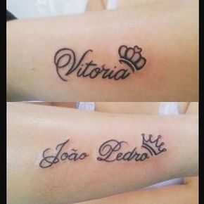 Tatuajes de nombres con una corona 31