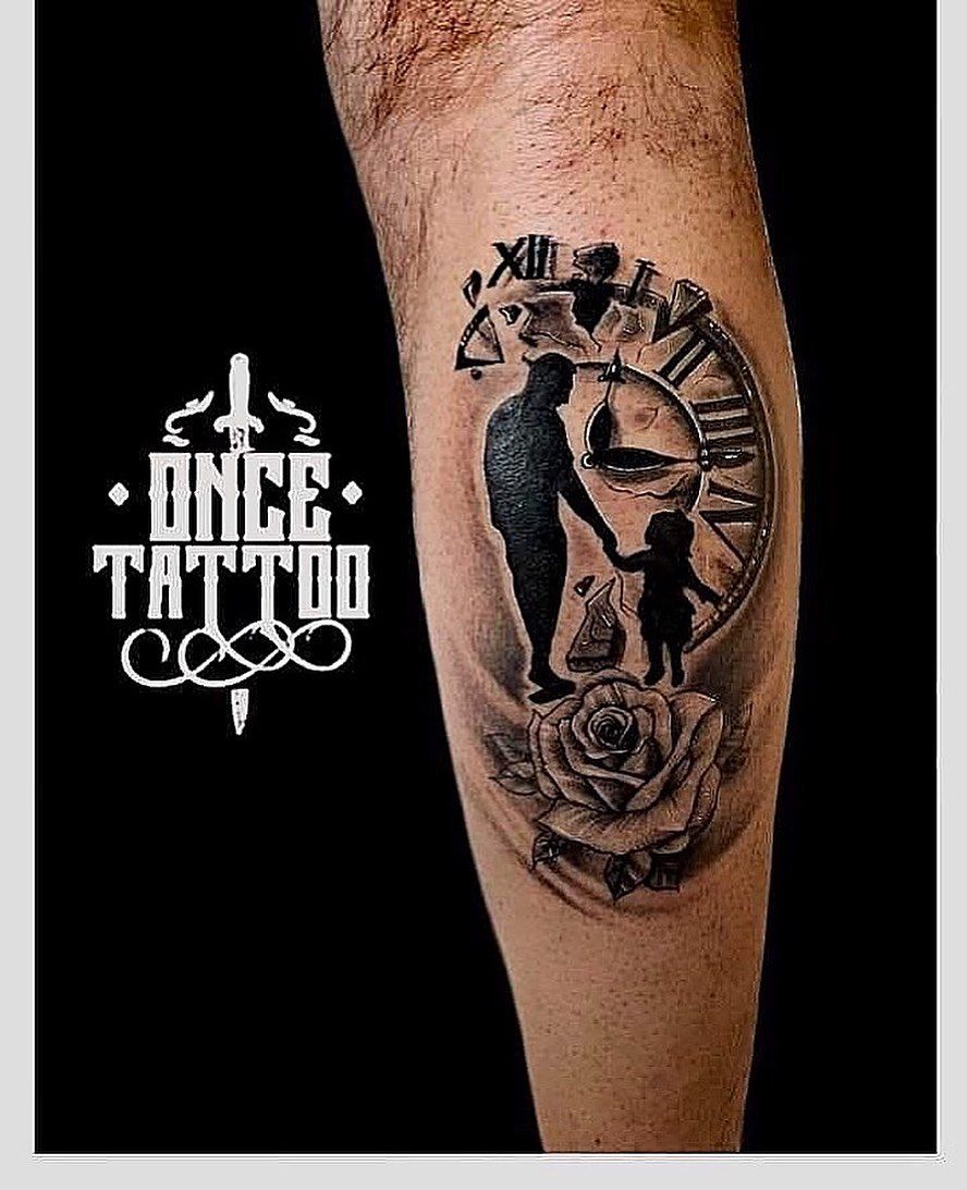 Tatuajes de nombres de hijas para hombres 41