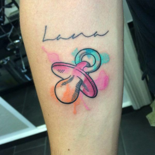 Tattoos von nombres de hijos en el antebrazo 6