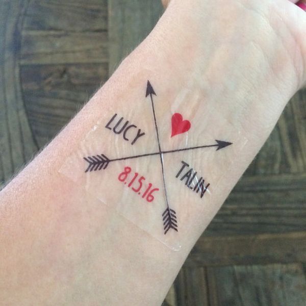 Tatuajes de nombres de parejas 3