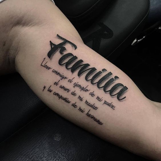 Tatuajes de nombres en antebrazo 7