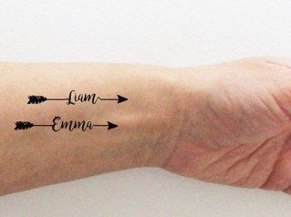 Tattoos of nombres en el muslo 26