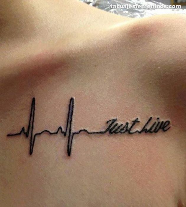 Tatuajes de nombres en la clavicula 19