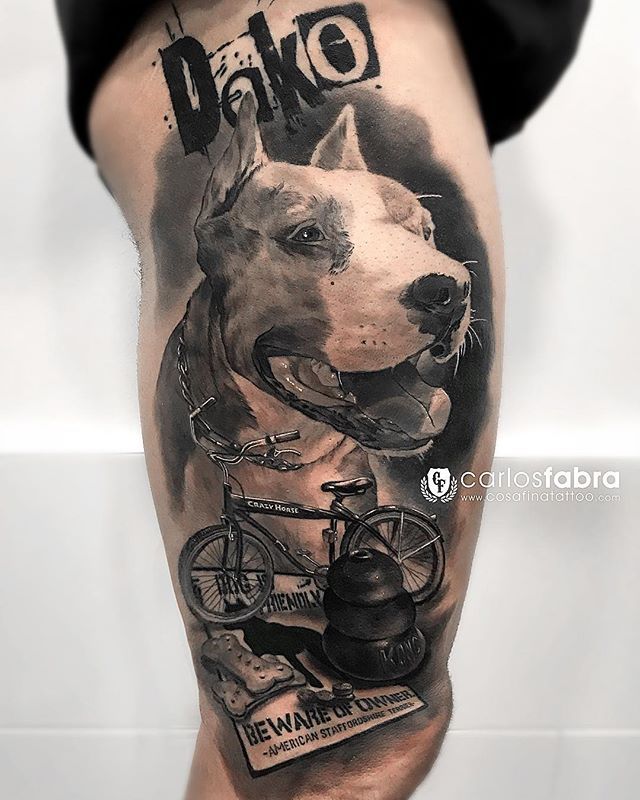 Tatuaggi di nombres en la pierna 20