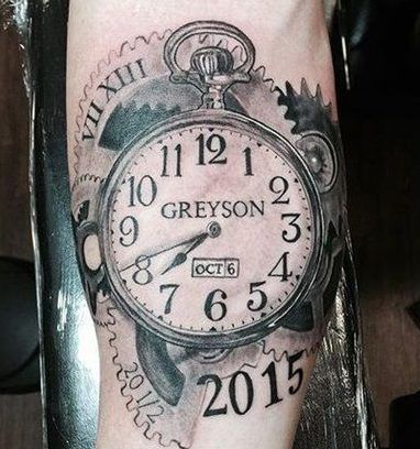 Tatuaggi di nombres en la pierna 26
