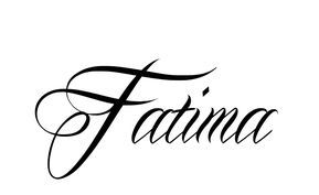 Tatuajes de nombres fatima 24