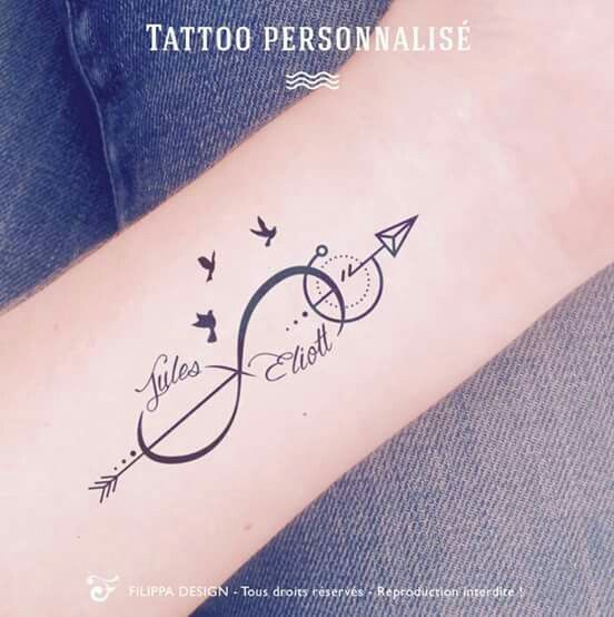 Tatuajes de nombres flechas 5