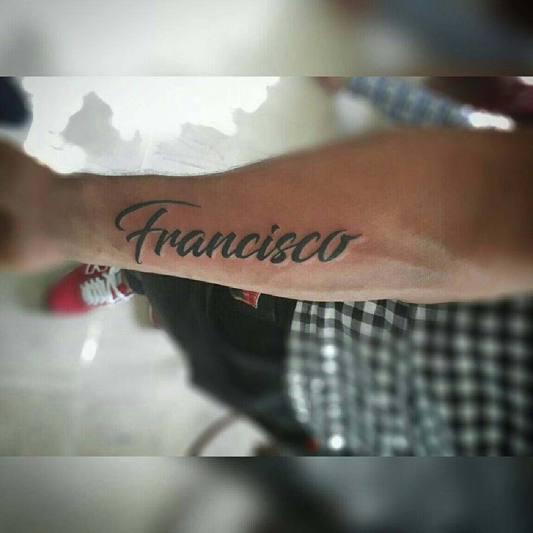 Tatuajes de nombres francisco 91