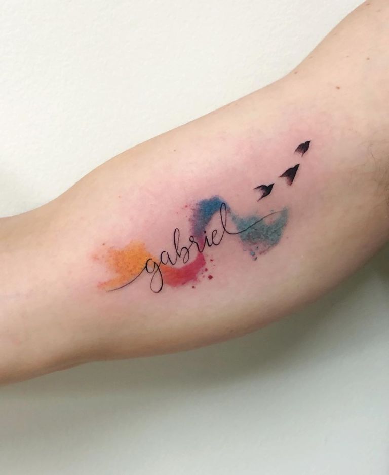 Tattoos of nombres gabriel 15