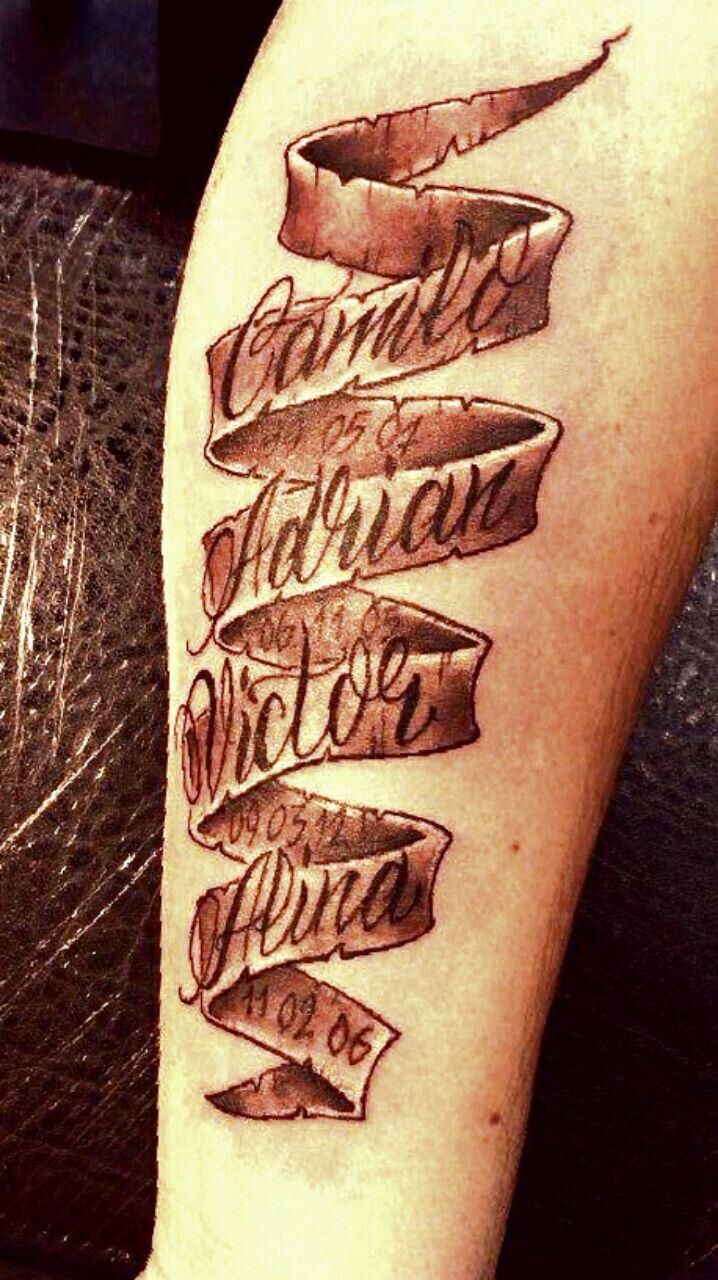 Tatuajes de nombres gabriela en el brazo 10