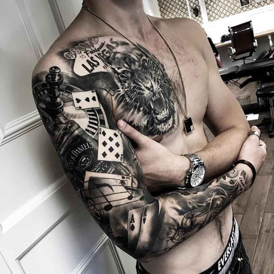 Tatuagens de nombres grandes 24