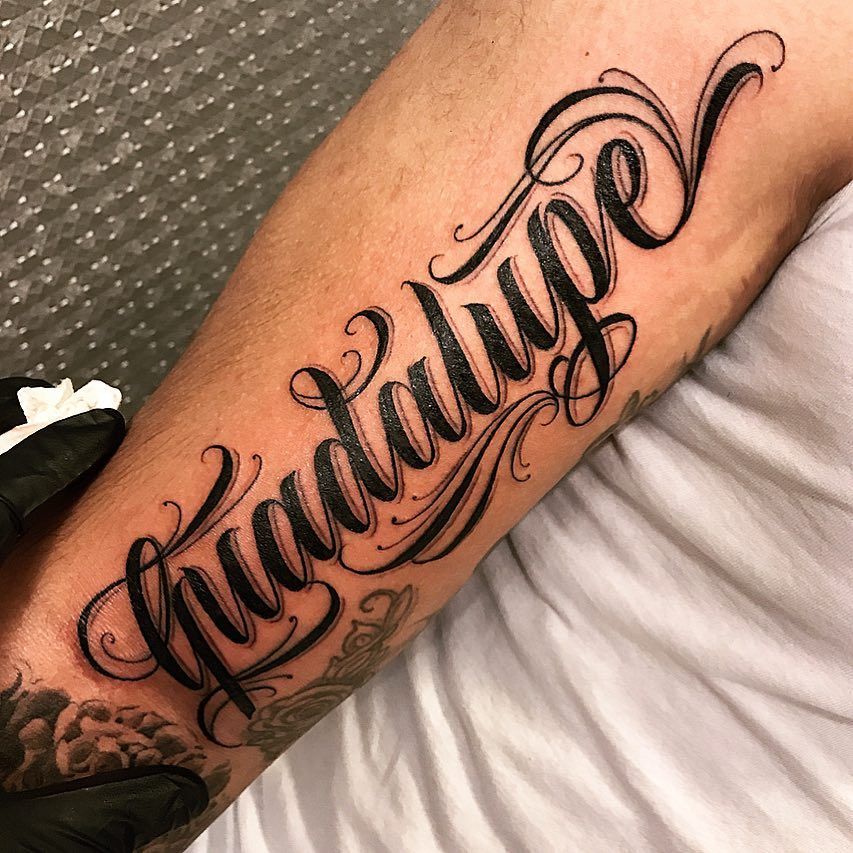 Tatuagens de nombres guadalupe 3
