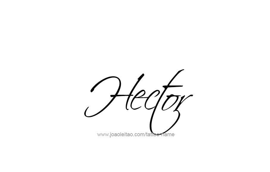 Tatuaggi di nombres hector