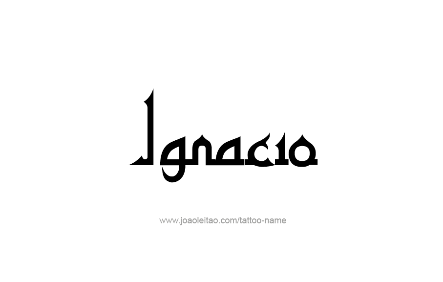 Tatuaggi di nombres ignacio 13