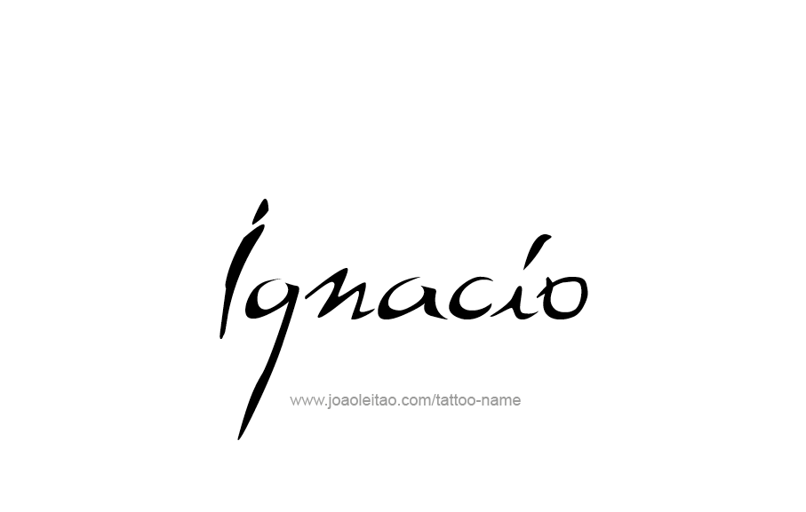 Tatuajes de nombres ignacio